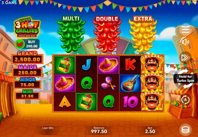 3 Super Hot Chillies slot
